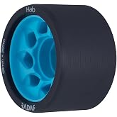 Riedell Radar Halo Roller Skate Wheels, 4 Pack | 59mm X 38mm, Indoor Performance Derby Wheels, H-Shaped Hub for Edge Control and Grip, Lightweight Neothane Urethane