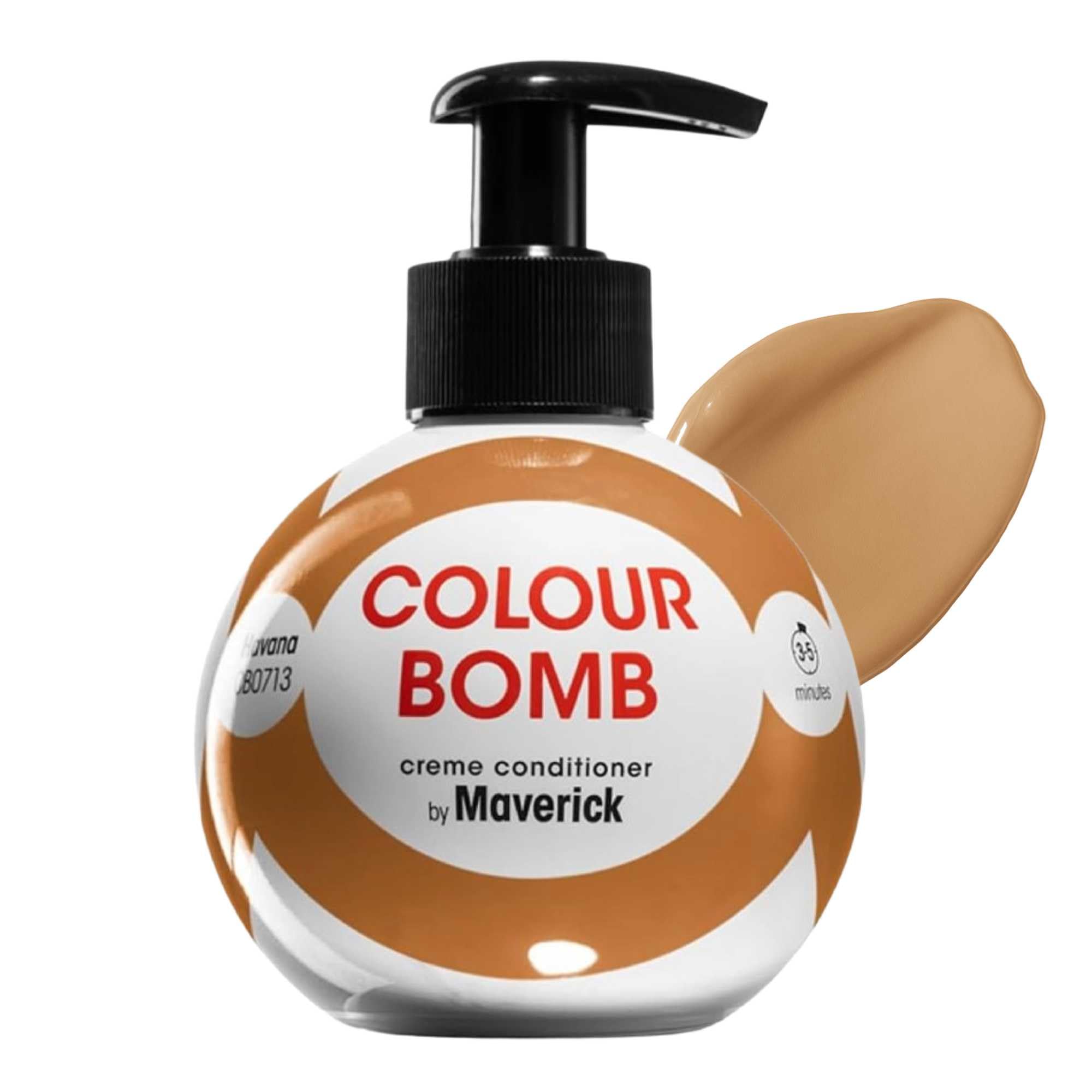 Colour Bomb by Maverick Havana Hair Colour Depositing Conditioner 250ml – Vibrant Gloss & Shine, Softening & Nourishing Colour Refresh Treatment, No Mix, Vegan, Ammonia & Peroxide Free