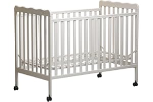 ODUWA 3-in-1 Convertible Crib,Baby Crib, Converts from Baby Crib to Toddler Bed, Daybed and Full-Size Bed Frame, Baby Bed,Fits Standard Full-Size Crib(Mattress not Included)