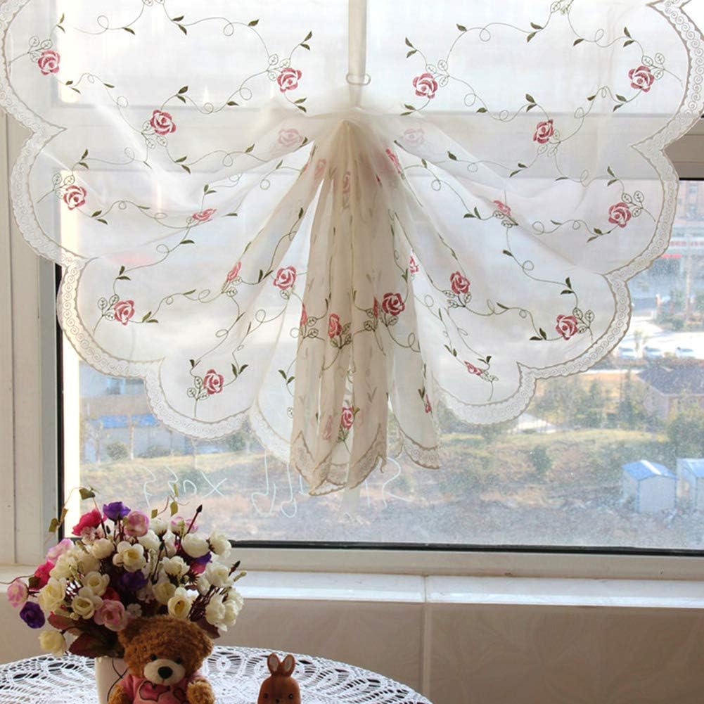 Amazon Com Molaxhome Balloon Shades Embroidery Flower Polyester