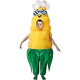 Spooktacular Creations Kids Halloween Inflatable Costumes, PopCorn Hair Corn Blow Up Costumes, Full Body Inflatable Suit for Boys Halloween Cosplay Parties