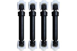 POPBEE 8182703 Washer Shock Absorber for Whirlpool, Maytag, Kenmore/Sears, Kitchen Aid Washers, Replacement 8181646, AP6011831,AP3868181,WP8182703-4 Pack