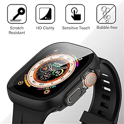 HANKN 2 Pack Hard Matte Case 49mm for Apple Watch