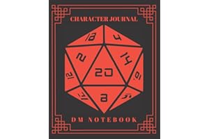 Character Journal DM Notebook: DnD Notebook With 50 Character Sheets and 100 Mixed Pages (Lined, Graph, Hex & Blank)For Role 