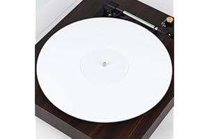 Acrylic Turntable Mat Record Slipmat: 12 Inch Platter Vinyl Slip Mats Record Player Accessories for Anti Static, Enhanced Sou