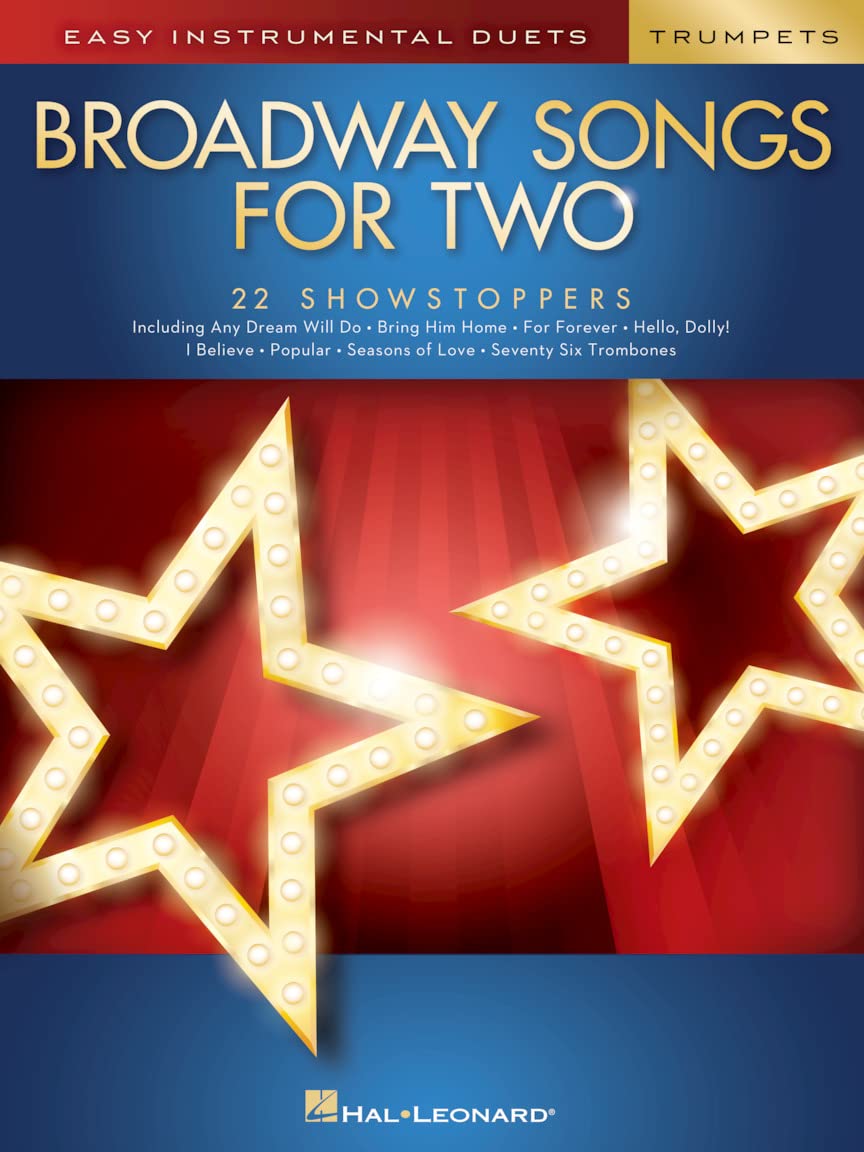 Broadway Songs For Two Trumpets: Easy Instrumental Duets