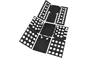 Geniusidea Shirt folding Board 2PCS Mini Kid and Adult Tshirt Folding Board t Shirt Folder Durable PP Plastic Fold into a Uni