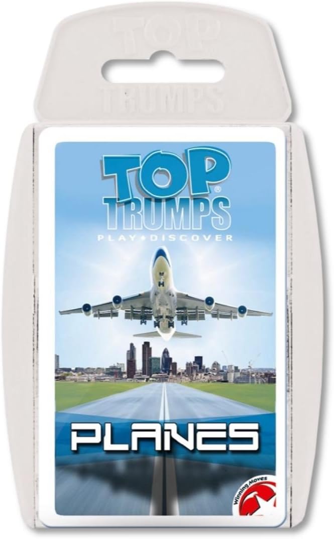 Top Trumps Passenger Planes Card Game educational pack 30 cards