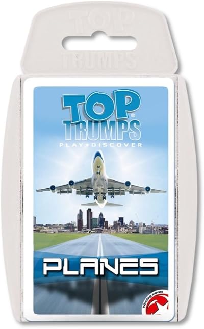 Top Trumps Passenger Planes Card Game educational pack 30 cards