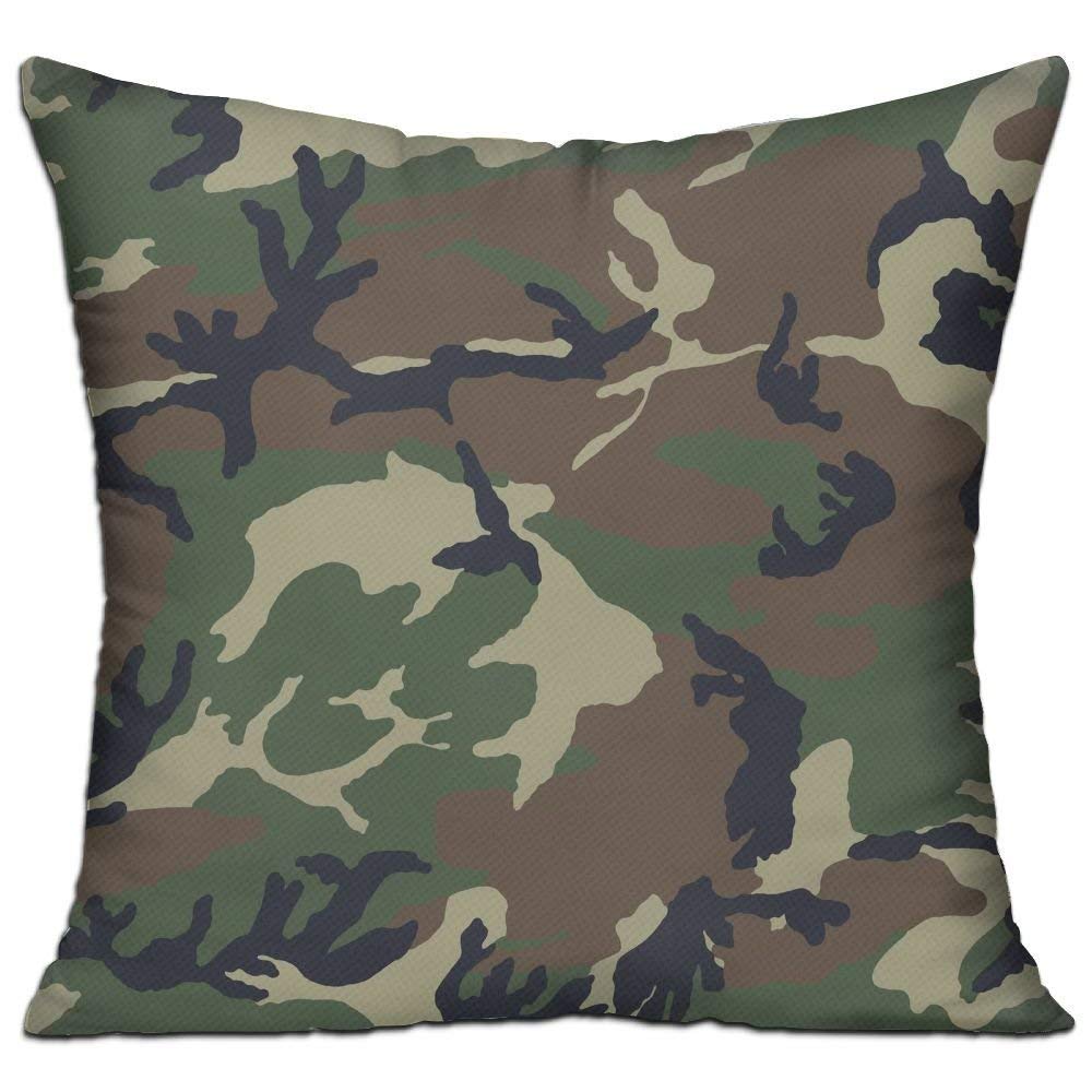 Square Pillow Covers Army Camouflage 3d Print Cushion Case For
