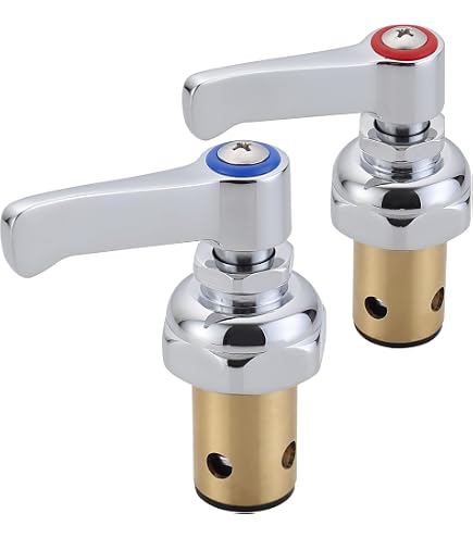 T&S Brass 002711-40 Eterna Spindle Assembly Replacement Part For Faucet Lever Handle
