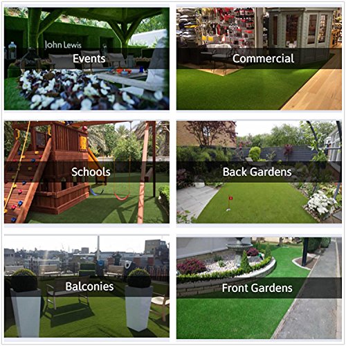 Efivs Arts Artificial Grass Lawn Turf 6.5 x 8 Feet - Thumbnail 4