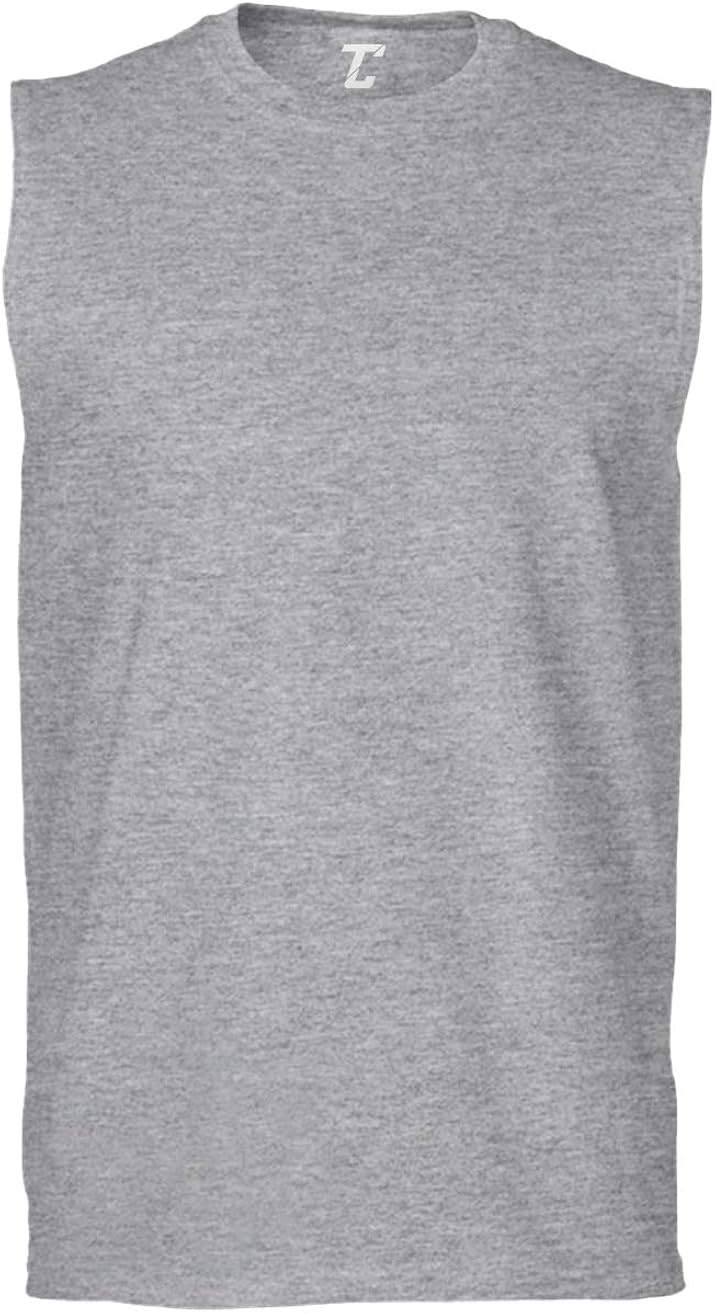 Distressed Black USA Flag - United States Men's Sleeveless Shirt: Clothing