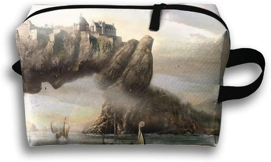 Unisex Tourist Bag Amazing Dragon BoatMultifunction Travel Makeup Bag With Zipper Cosmetic Pouch Bags