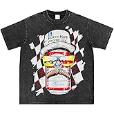 Bellelement Raise Hell Praise Dale 90s Racing Vintage T-Shirt Graphic T Shirt