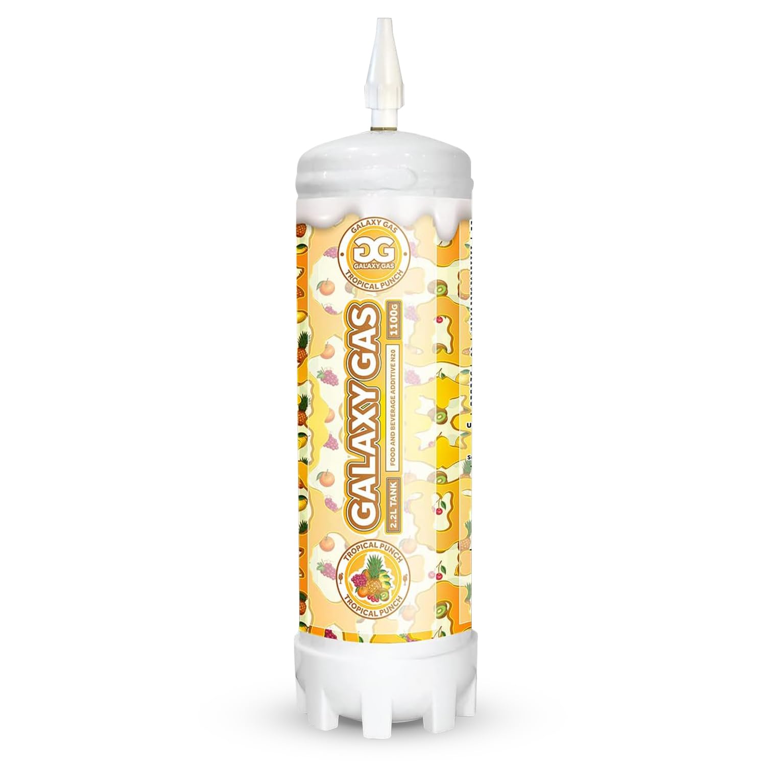 AMAZWHIP Original Flavor Whipped Cream Charger 2.2L,1364g Nitrous Oxide Tank-Classic