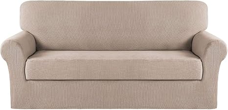 turquoize stretch sofa cover sofa slipcover couch cover for 3 cushion couch pet protector furniture covers base cover plus seat cushion cover