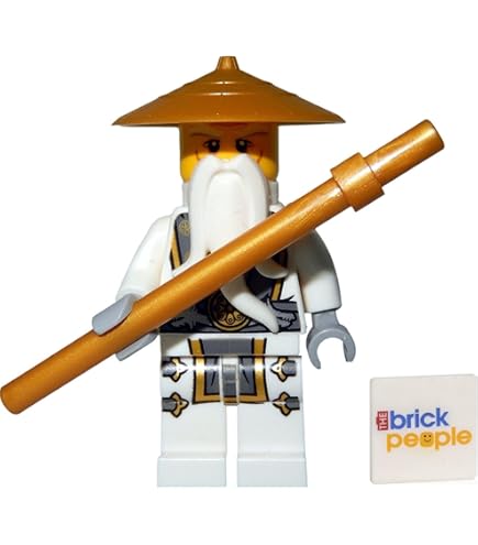LEGO Ninjago: PIXAL Minifigure with Wrench and Gold Katana