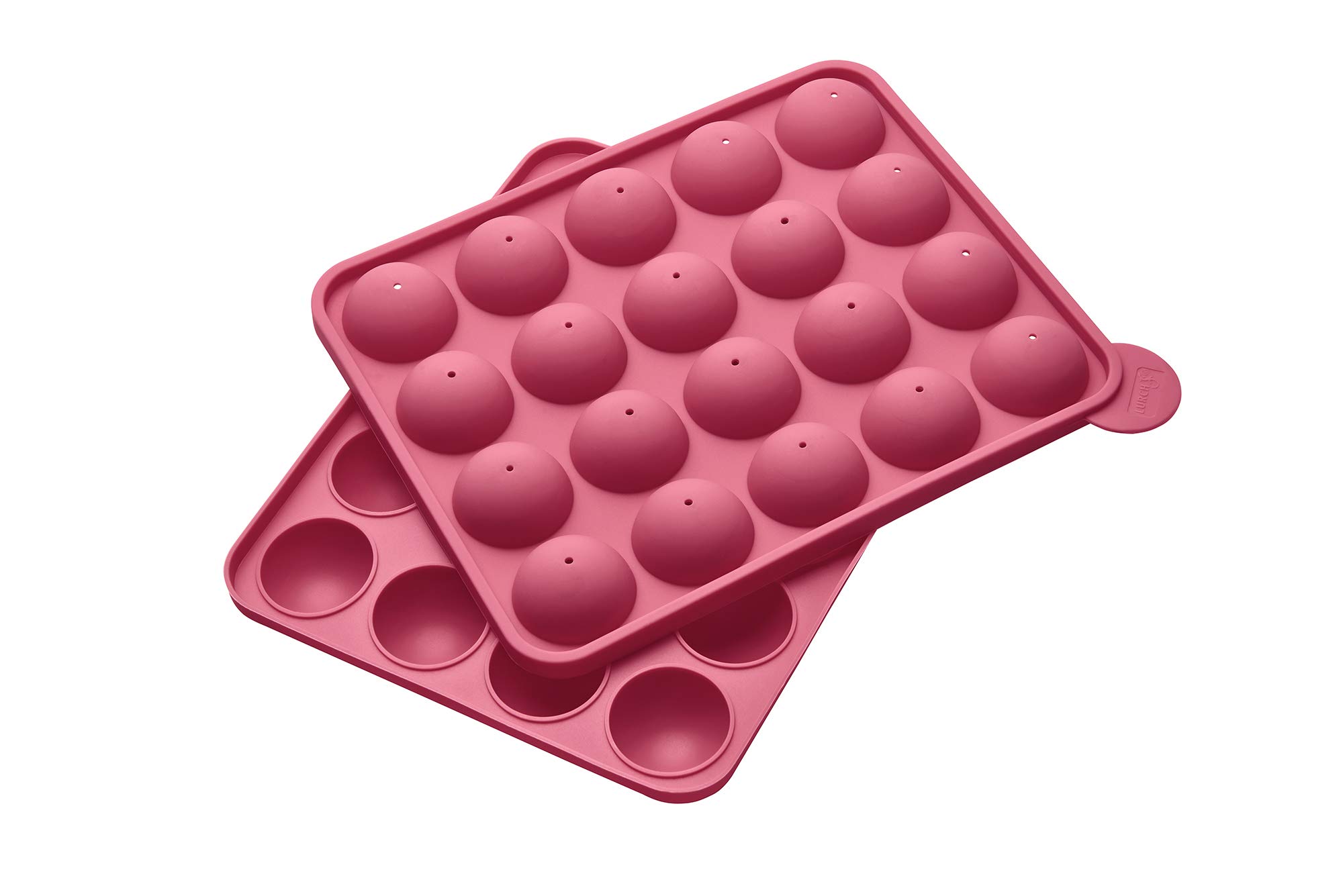 Lurch FlexiForm 83027 Silicone Mould for Cake Pops 20 – 8 x 24 x 4.5 cm Pink