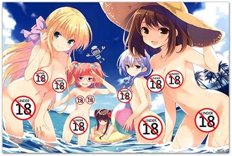 Amazon Co Jp ウォールアートアニメ壁紙セクシーな女の子のポスターとプリントリビングルームの装飾のための大人のキャンバス絵画壁の写真50x75cmx1ピース非フレーム 家電 カメラ