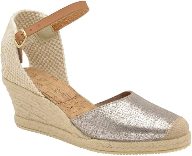 silver espadrille wedges