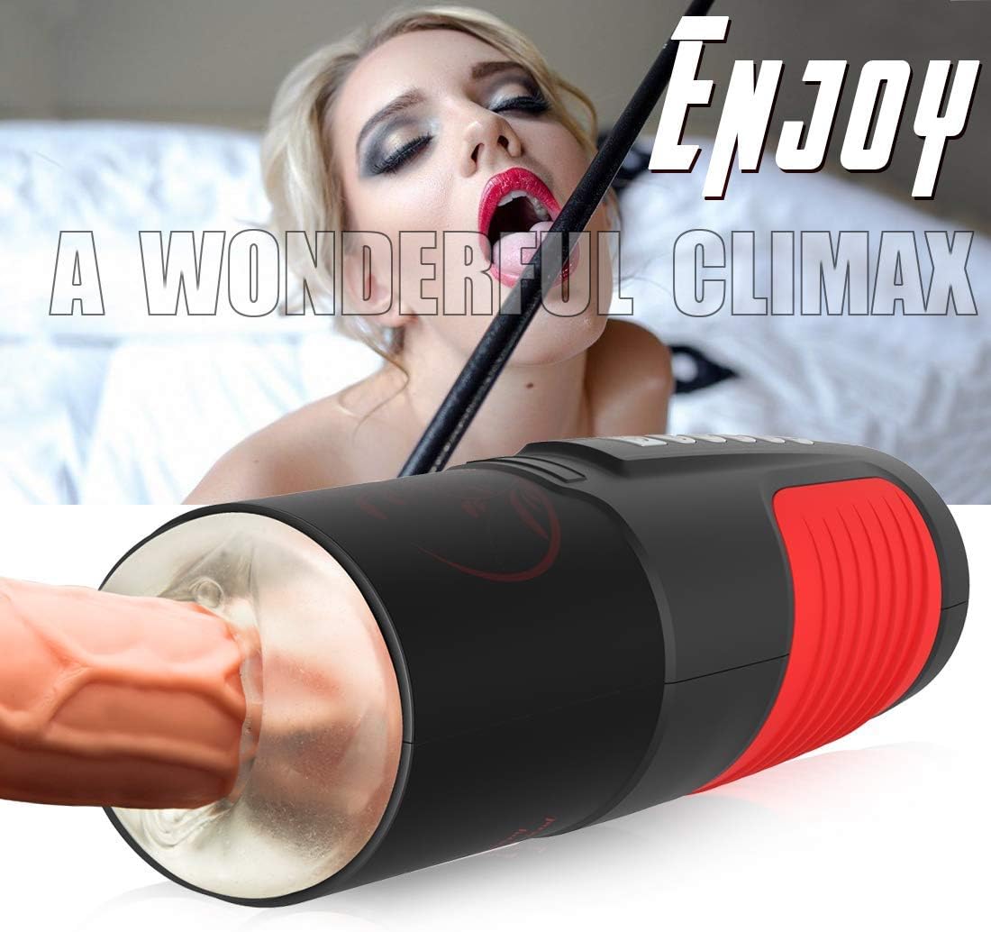 Automatic Strong Sucking Powerful Rotating&Thrusting Sucktion Cup Electric Male-Sucker with 10 Speeds&Frequency Vibration USB Rechargeable
