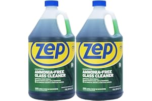 Zep Ammonia Free Glass Cleaner Concentrate 1 Gallon (Case of 2) ZU1052 - Commercial Strength