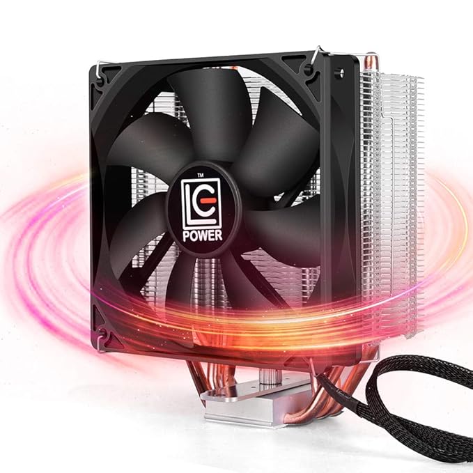 LCPOWER CPU Cooler Silent CPU Cooler for Computer Gaming