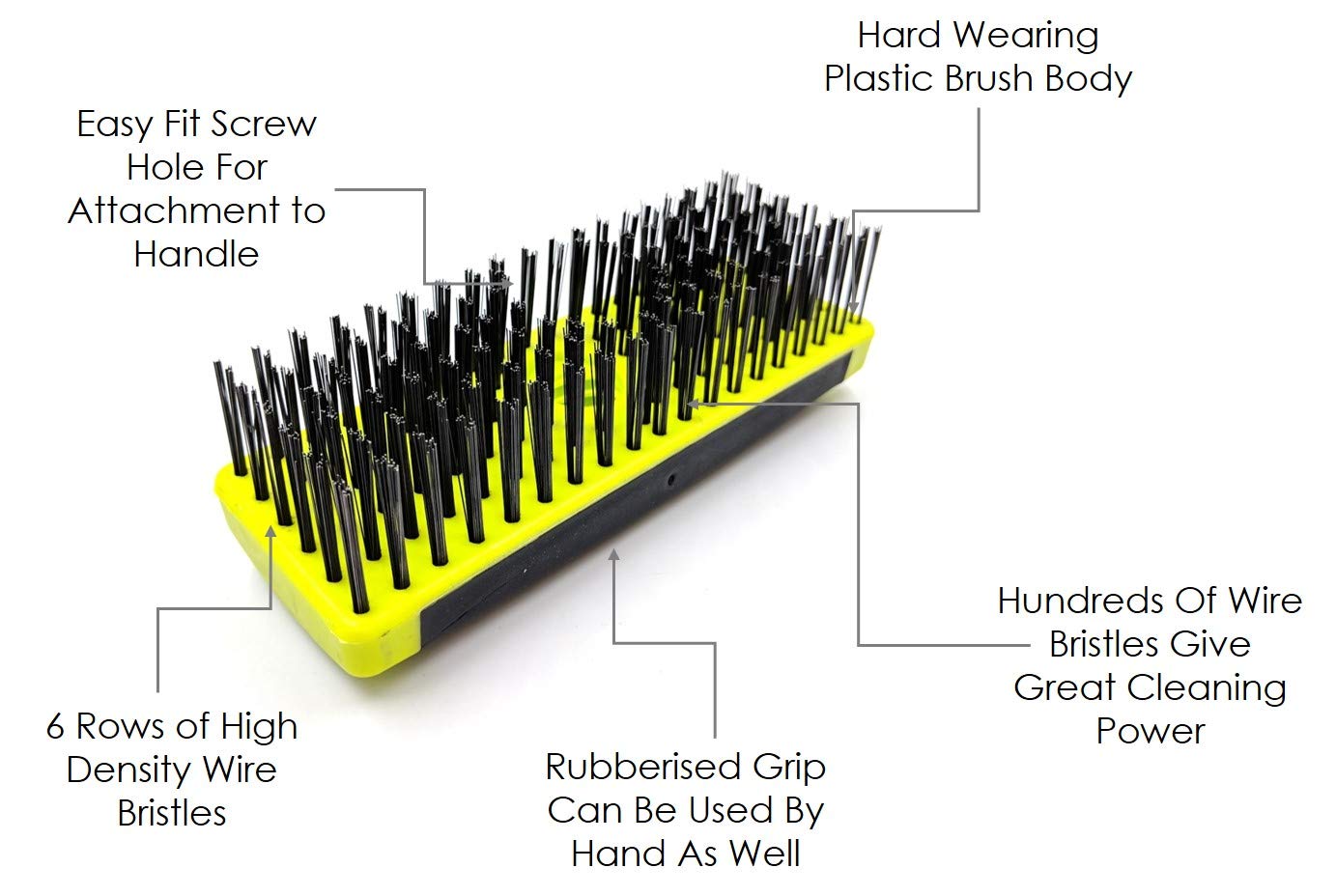 Weed Remover Tool Wire Brush Scraper Set with Metal Broom & Weed