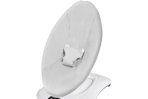 Greuame Baby Swing Cover - Compatible with 4moms MamaRoo 4 Old Model Before 2022 - Soft & Breathable Fabric, Machine Washable, Perfect for Baby & Newborn (Cover Only) Grey