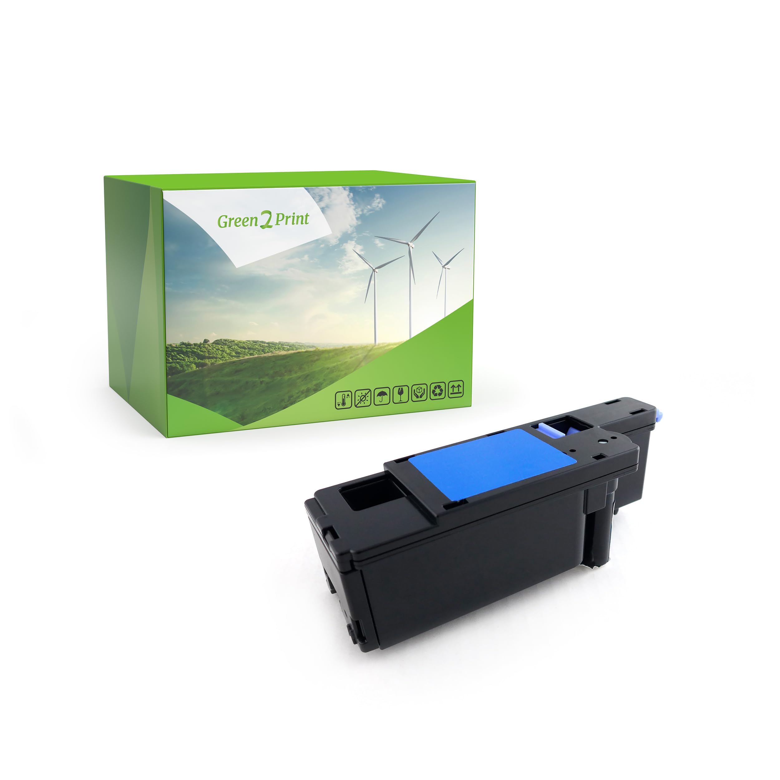 Green2Print Toner cyan 1000 pages replaces Xerox 106R02756 Toner cartridge for Xerox Phaser 6020, 6022, Workcentre 6025, 6027