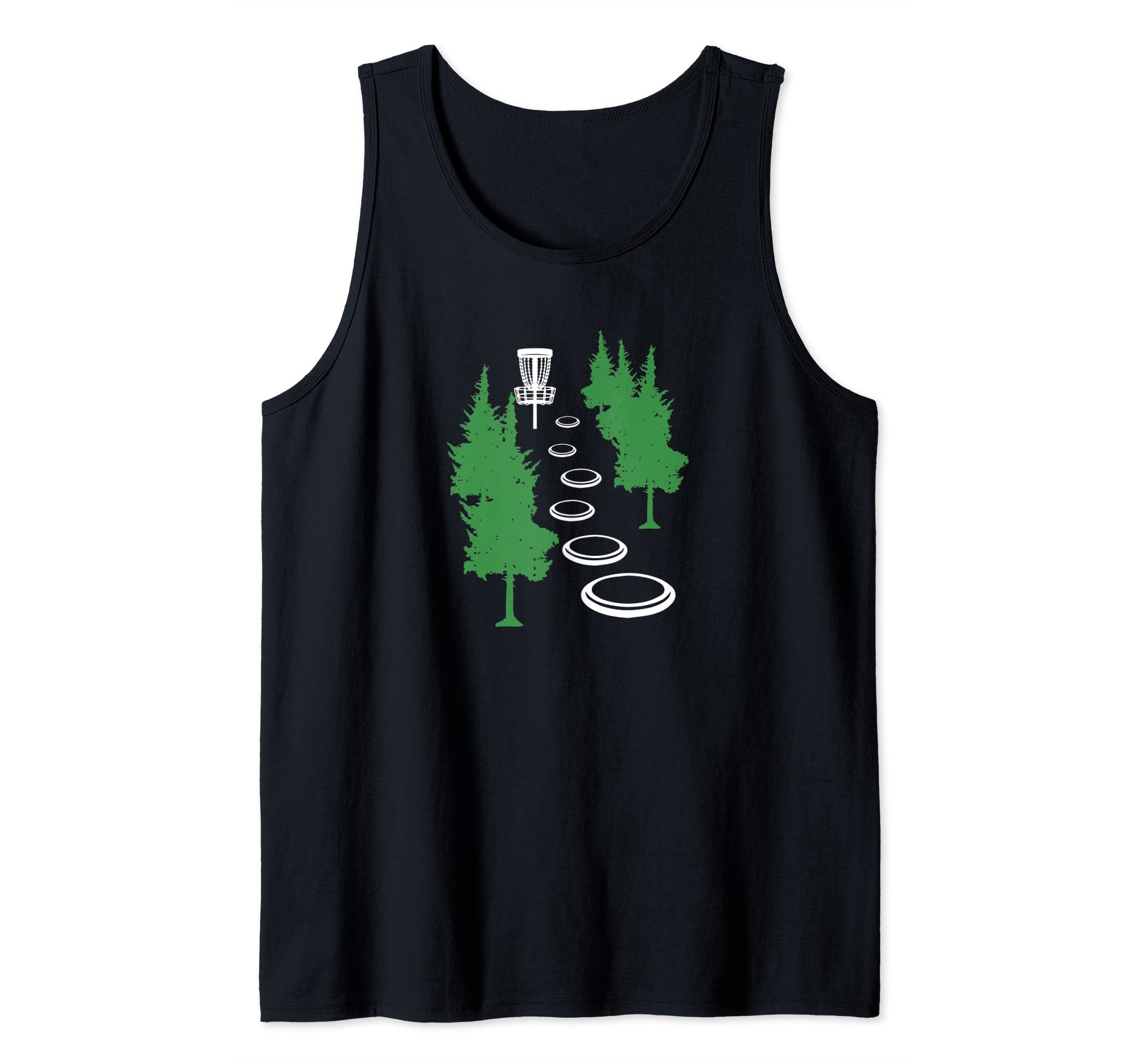 Disc Golf Basket Tree - Frolf Disc Frisbee Golf Tank Top