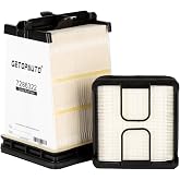 GETOPAUTO 7221934 &amp; 7286322（7221933） Inner &amp; Outer Air Filter Kit Fit for Bobcat Track Loaders T450 T550 T590 &amp; Skid Steer Loaders S450 S510 S530 S550 S570
