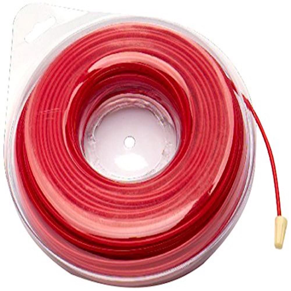 Merriway BH04570 Heavy Duty Trimmer Line - Red, 3.0 mm x 15 Metres (0.120 in x 48.75 foot)