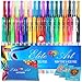 TAMEHOM UYUE-564887654 36 Gel Pens with Comfort Grip and Bonus Sketchbook Thick Paper EBooks Glitter Metallic Neon Pastel Art Set for Adult Coloring Book Sketching Doodling Gift Non-Toxic Acid F, Set of 48 3 Piece