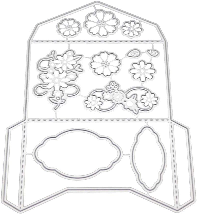 LIAOJIE Invitation Envelope Metal Cutting Dies Stencil DIY Scrapbooking Album Stamp Paper Card Embossing Crafts Decor