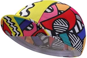 Bikingbros Funny Cycling Cap - Polyester Cartoon Cycling Hat-Under Helmet - Cycling Helmet Liner Breathable&Sweat Uptake