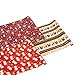 Juvale Gift Wrapping Paper Rolls, Pack of 3, Narrow and Long, Christmas Theme Wrapping Paper - Shiny Xmas Gift Wrap, 17.3 x 1.4 Feet, Assorted Colors
