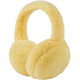 PESAAT Fluffy Ear Muff for Women Plush Earmuffs Kids Winter Earmuffs Girls Boys Cold Weather Ear Warmer