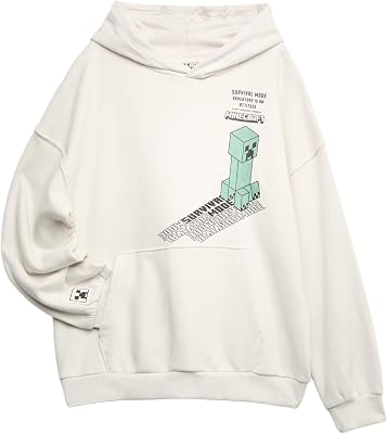 Sudadera con Capucha de algodón con gráfico de Minecraft™ (6-16 años) Niños 7-8 años