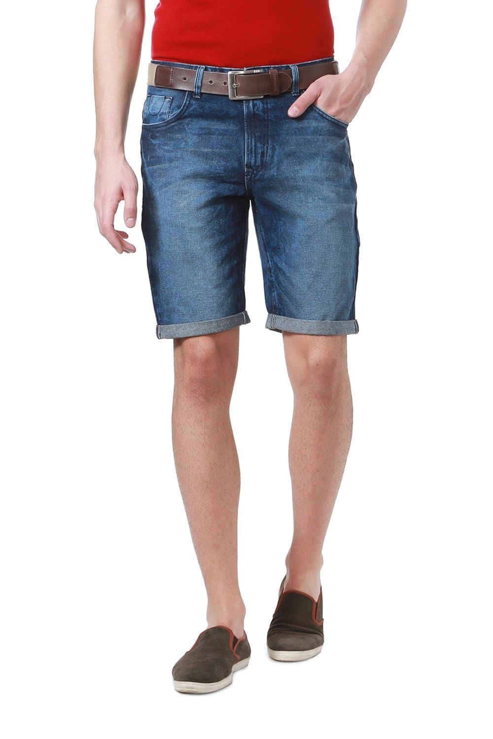 Buy People Men's Cotton Shorts (8907496206270_P10102171059252_36_Mid