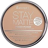 Rimmel London Stay Matte Long Lasting Pressed Powder, Silky Beige 0.49 oz