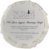 Old Spice Shaving Soap, thick lather, wonderful scent. Just like dad and grandpa used.