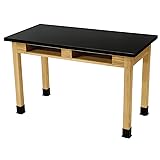 National Public Seating NPS 48" Wood Science Lab