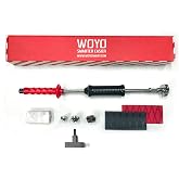 WOYO PDR200 PDR Slide Hammer Dent Puller with Cold Glue &amp; 3pcs Stainless Steels Tabs &amp; Long Tabs Adapter &amp; 2pcs Handle Cover, Car Dent Removal Tool Automotive Repair Dent Kits