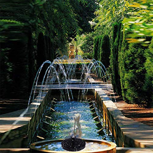 ❤Ywoow❤ Water Pump, Solar Power Pump, Bird Bath Fountain Water Floating Pond Garden Patio Decor