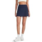 G4Free BareFeel 15" Golf Skirts for Women High Waisted A Line Casual Athletic Skorts Inner Shorts with 2 Pockets