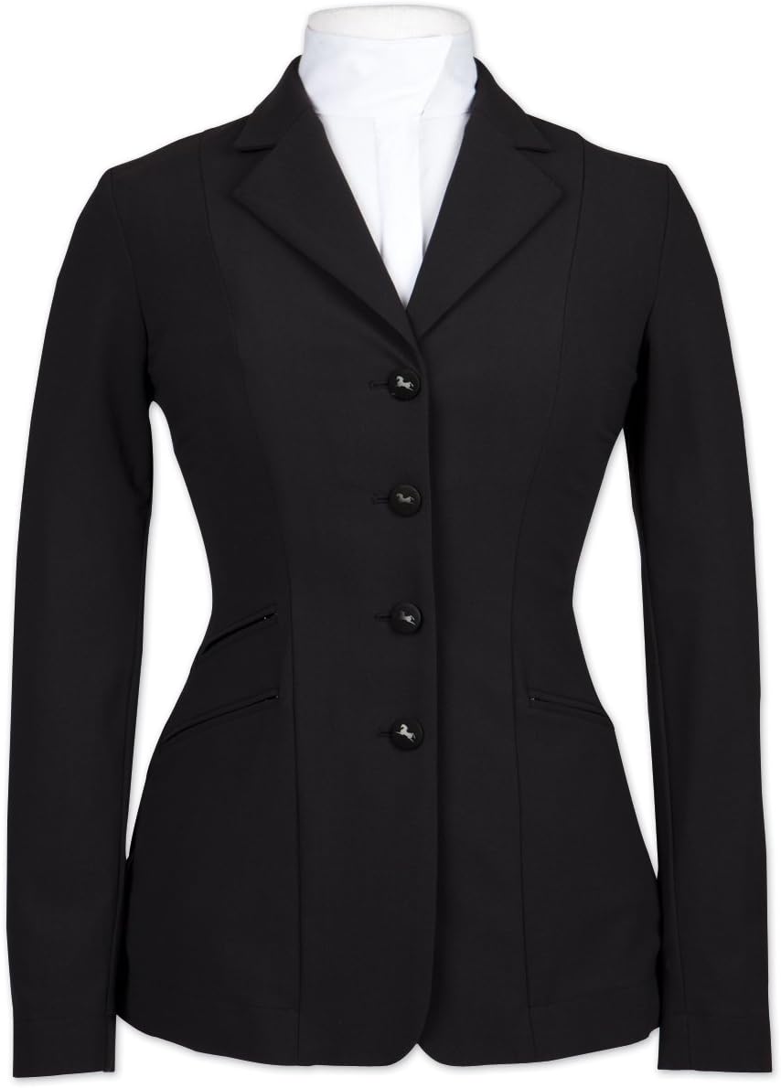 RJ Classics Xtreme Crossover Softshell Show Coat - Ladies Black - Size:06 Regula