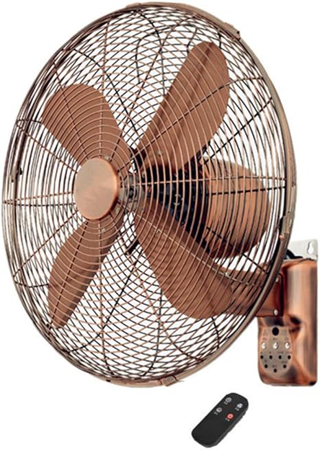 Amazon Co Jp Fx 扇風機 レトロアンティークメタルウォールファン リモートコントロールスイングファン ホーム産業 リモートコントロール 16inch ホーム キッチン