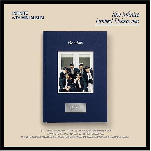 INFINITE - INFINITE 13EGIN 7th Mini Album ( COME(BLACK) Ver